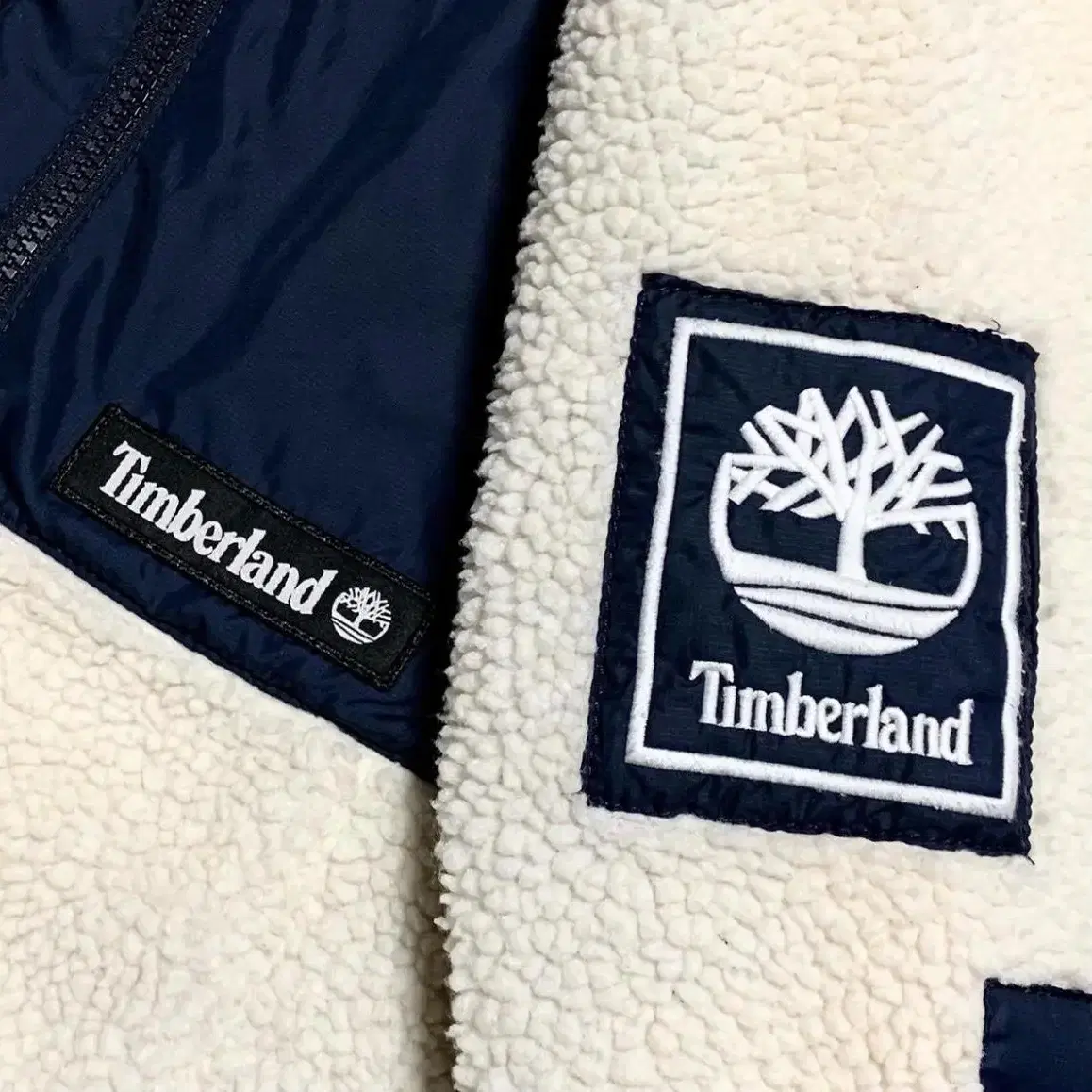 [ M ] Timberland 팀버랜드 쉐르파 베이지 후리스 집업 자켓