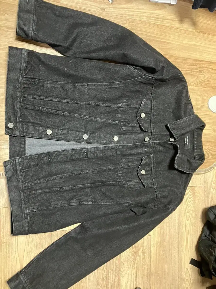 86Road Black Denim Jacket