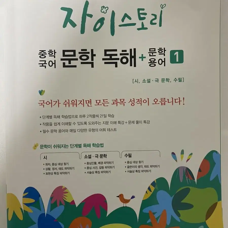 중학 국어 자이스토리 문학 독해