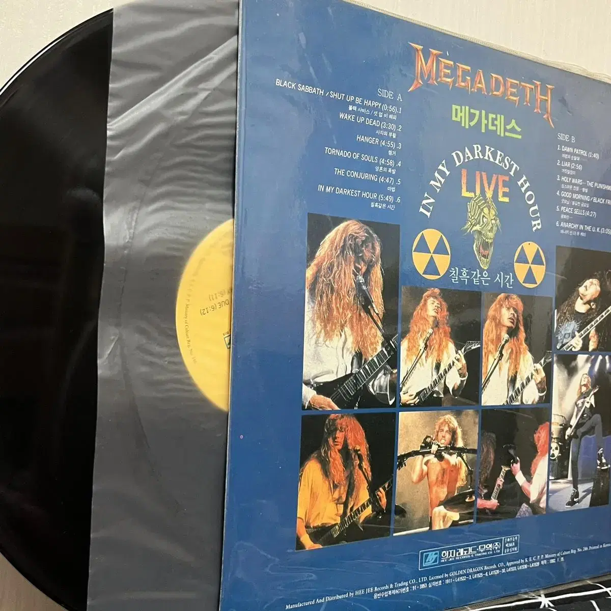 LP MEGADETH(메가데스) - In My Darkest Hour