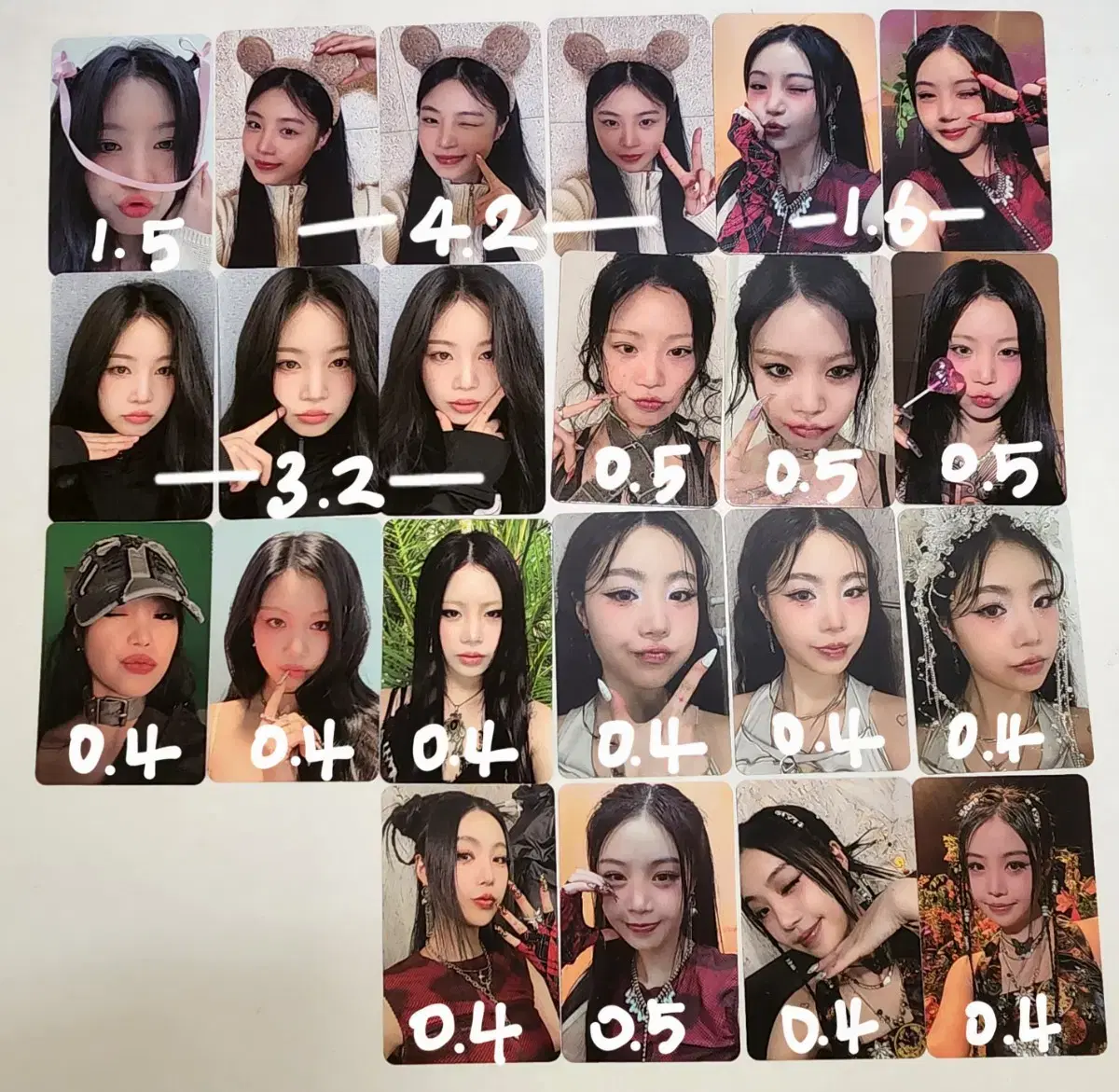 Seo Soojin Agassi Album Solo Unreleased Photocard Red Blue Poca CD Soojin