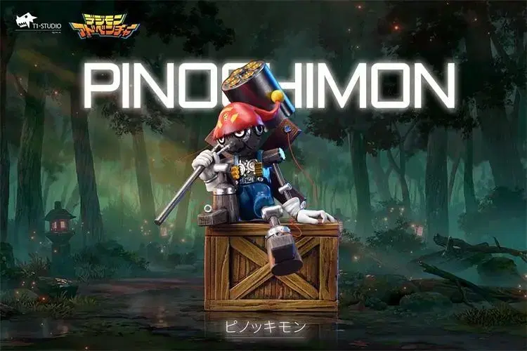 [New] T1 Digimon Pinokimon Resin Statue [Overseas Spot].