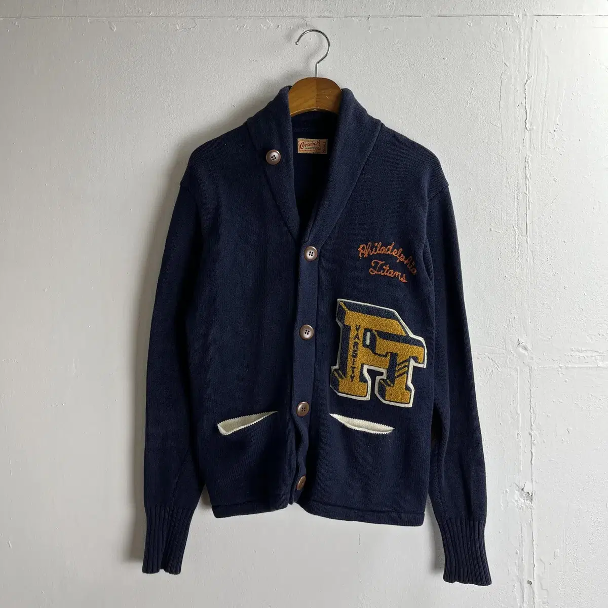 Chiswick Toyo Enterprise Lettering Cardigan