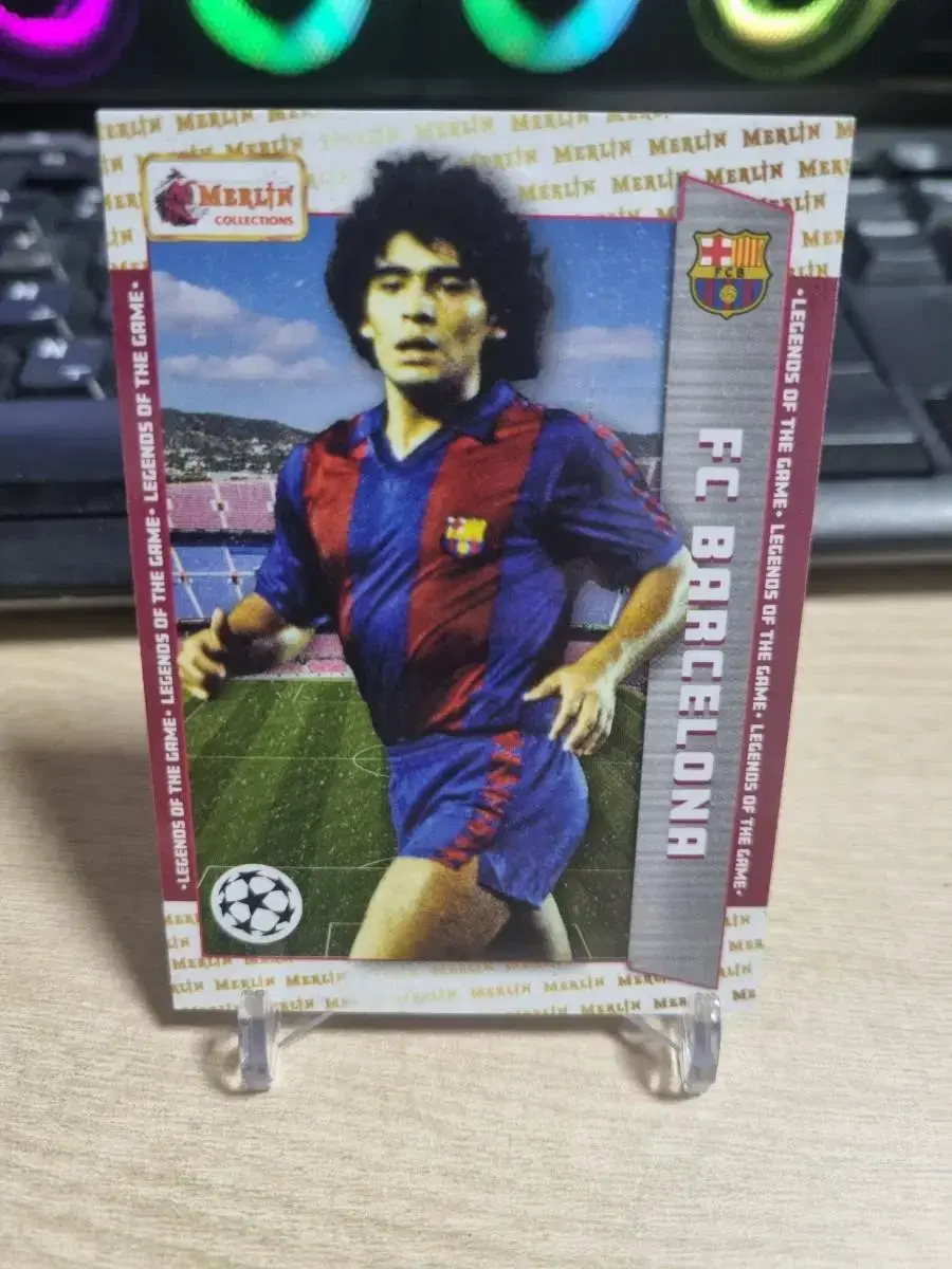 23TopsMerlin Heritage Barcelona Diego Maradona Legends Football Card