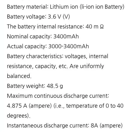 파라소닉 18650 3200/ 3400mah 개당 2000원