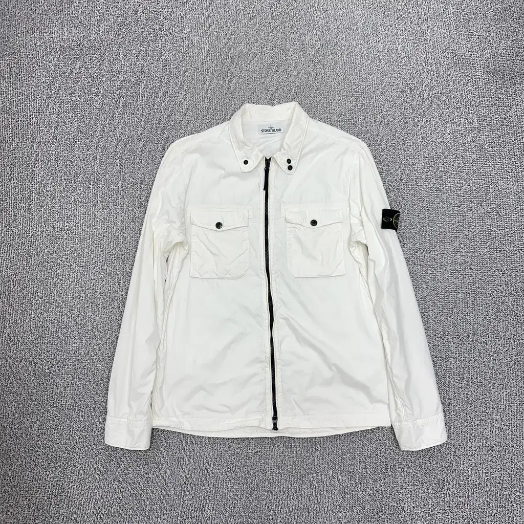 Stone Island Zip Front Cotton Jacket L