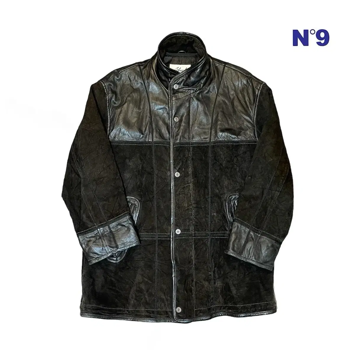 (No.9) CLUB ADNEAL Pigskin & Sheepskin Leather Jacket L