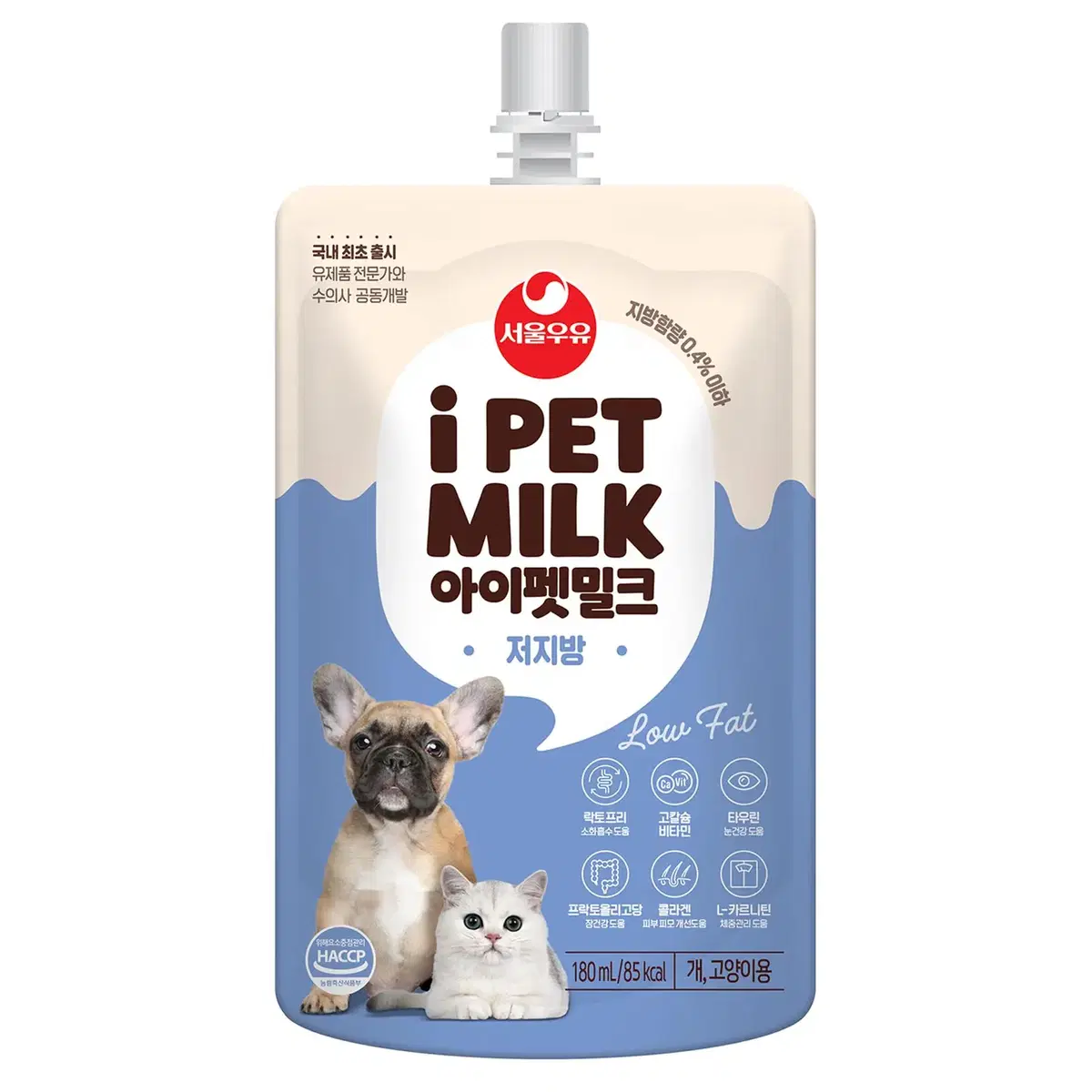 서울우유 아이펫밀크 180ml 프리미엄 / 저지방 강아지 고양이 우유