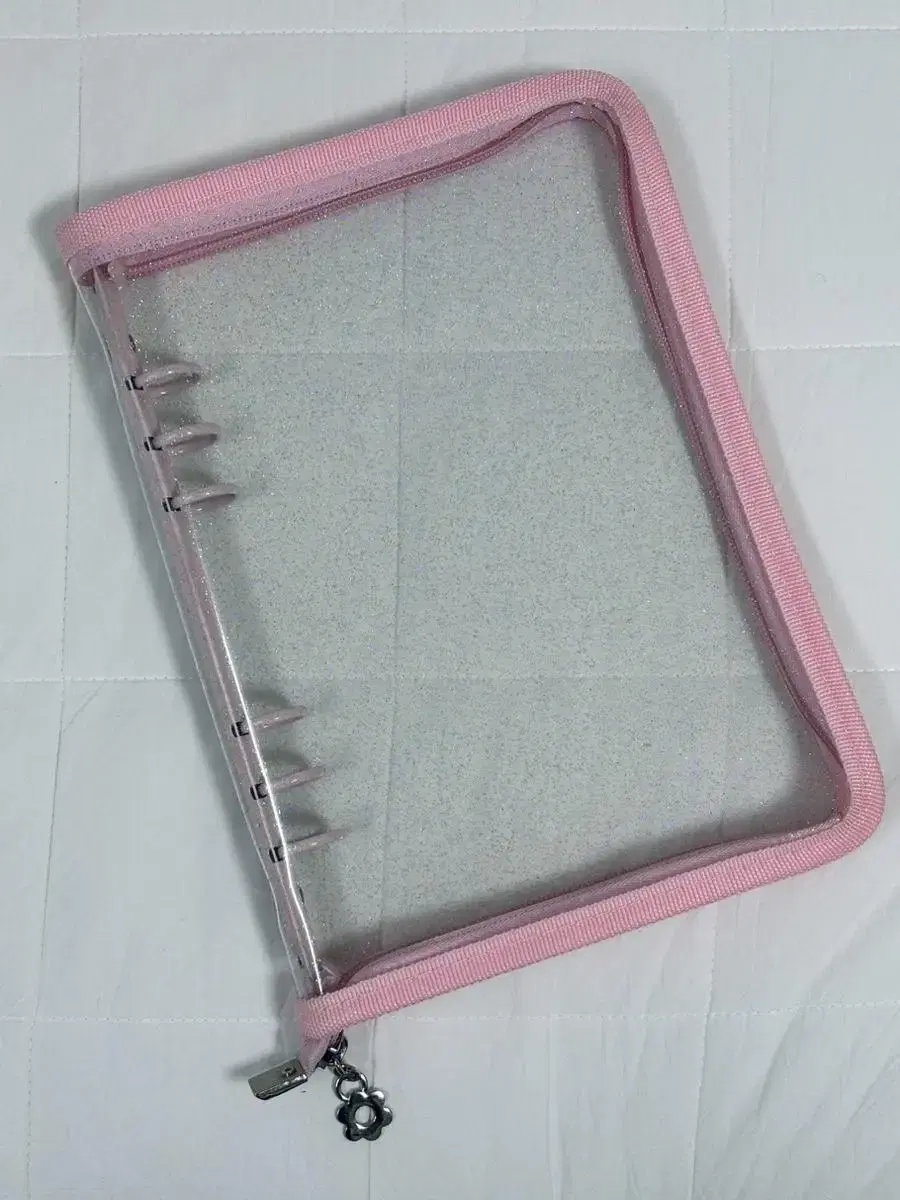 photocard binder) pink ) glitter