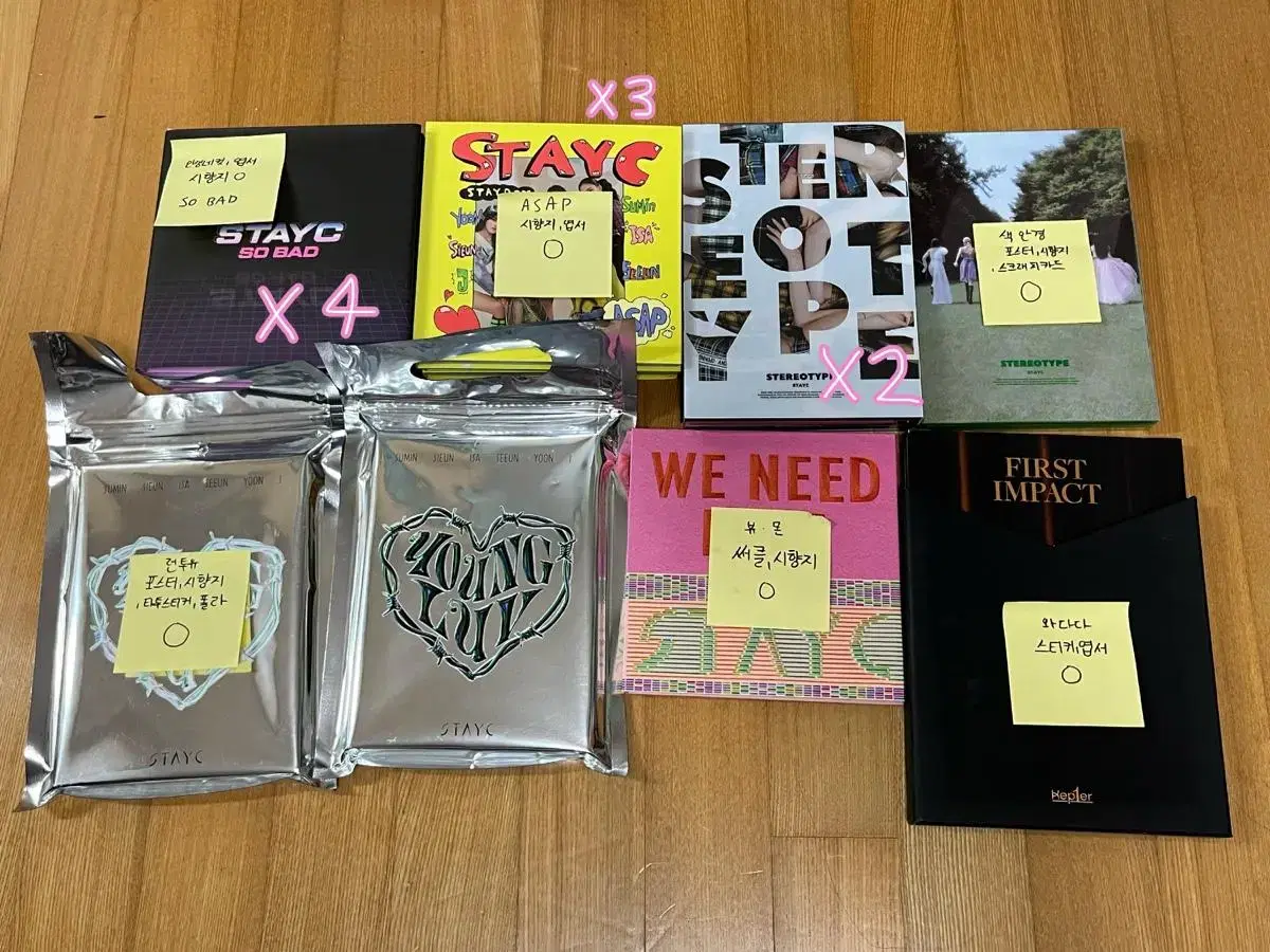 Stayc kep1er unsealed album wts sold