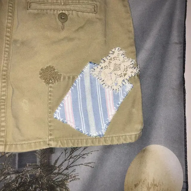 Vintage Polo ralph lauren beige patch