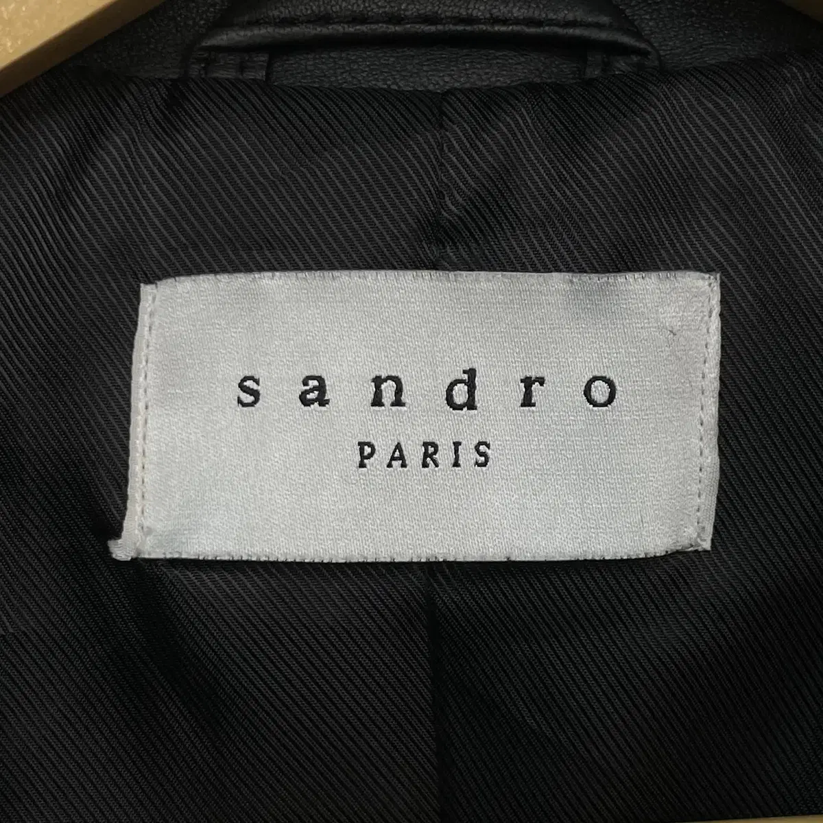 [55] sandro 산드로 양가죽 라이더 자켓