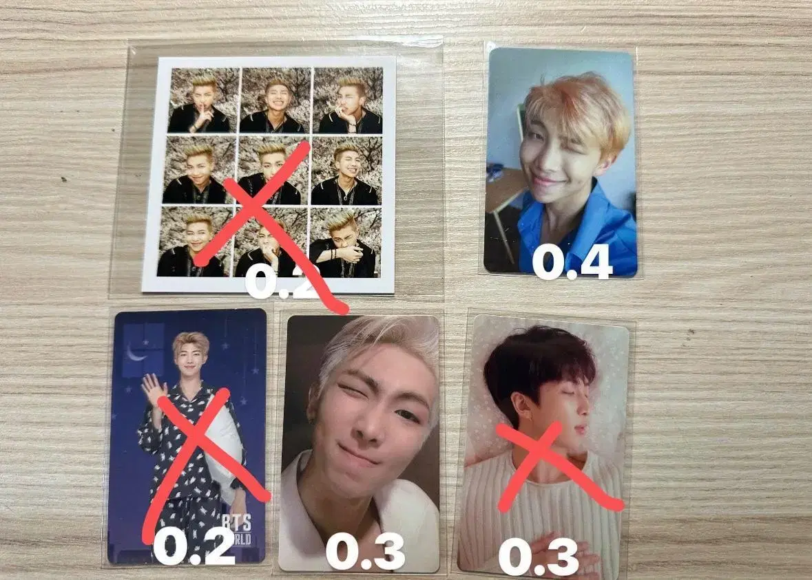 BTS bangtan RM kim namjoon Photocard photocard sells