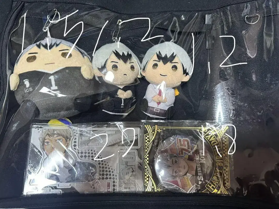 Haikyuu Kita Shinsuke Goods doll keyring Sells stand-up canvas paper