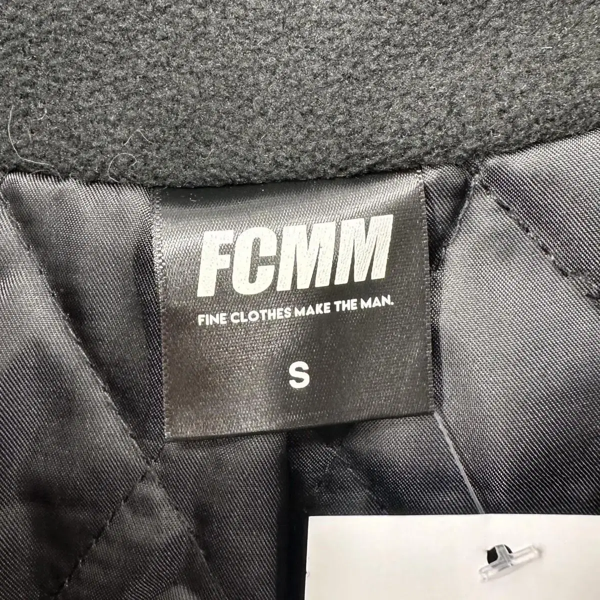 FCMM 누빔 후드집업 점퍼 (S size / BLACK)