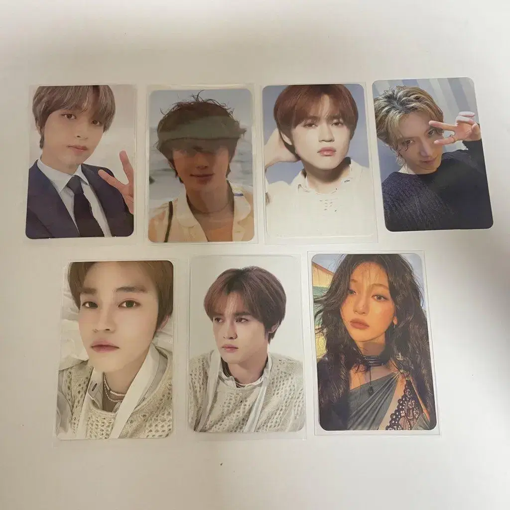 NCT aespa photocard Yang Yang-Haechan jungwoo chenle ten Ningning