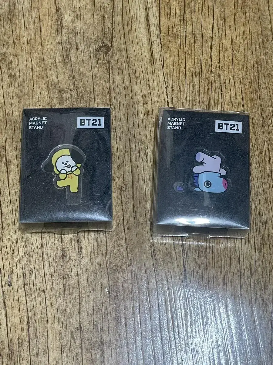 BT21 acrylic Magnet stand chimi, net in bulk