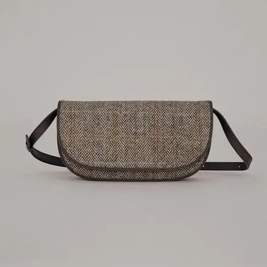 엘바테게브 Broad bag - Harris Tweed  (Cacao)