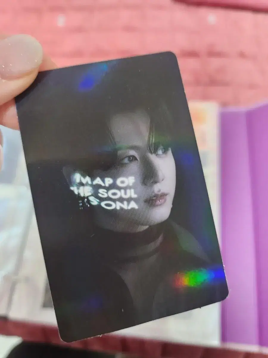 BTS jungkook jeon jungkook hologram Photocard