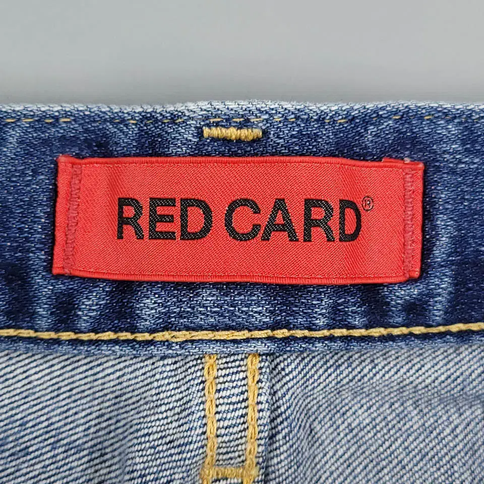 RED CARD 레드카드 중청워싱 슬림핏 스키니핏 청바지 데님팬츠 MAD