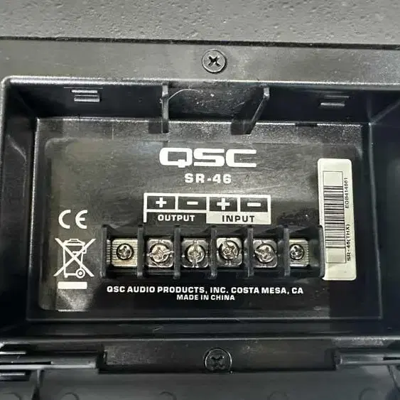 (중고)QSC 4 x 6인치 2웨이 서라운드 스피커 SR-46