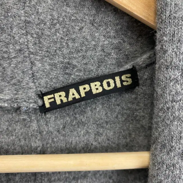 빈티지 FRAPBOIS 에스닉 패턴 울 로브 자켓