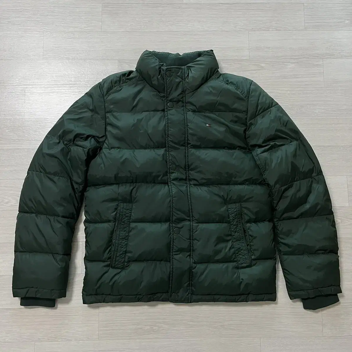 [new] tommy hilfiger padded deep green