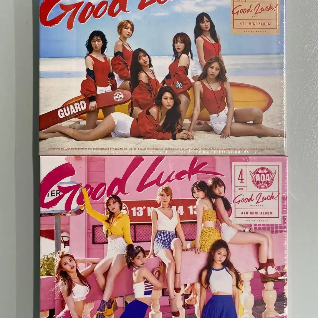 미개봉 새상품 AOA 에이오에이 굿럭 good luck 앨범