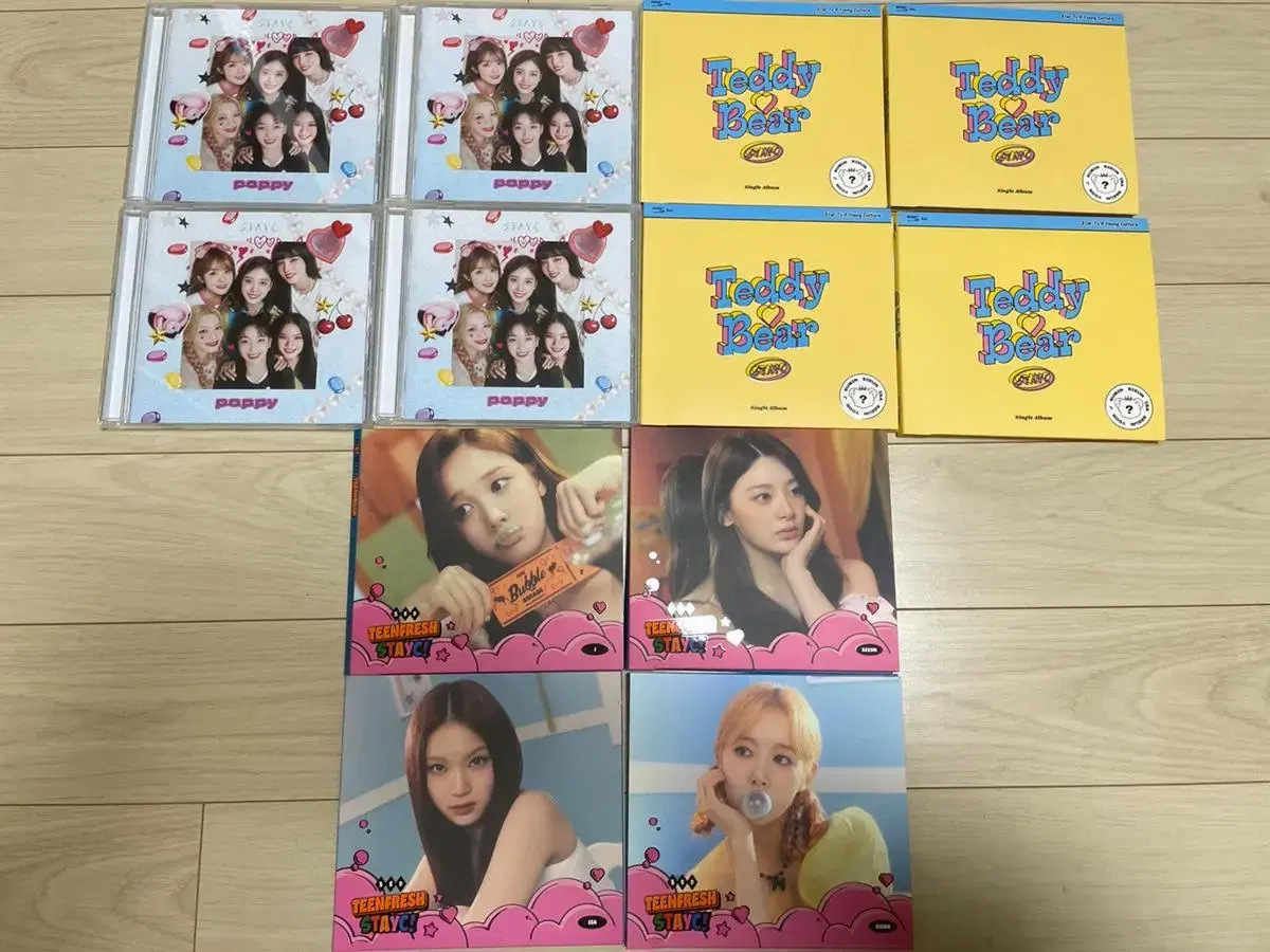 Stayc Poppy Teddy Bear Bubble Teen Fresh album wts