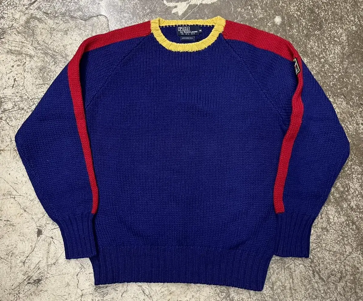 80s Polo Ralph Lauren Cookie Patch Sweater