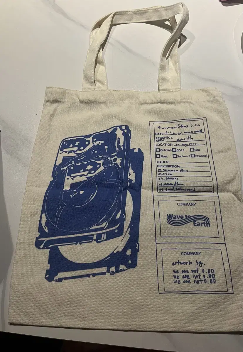 wave to earth summer flows 0.02 ecobags