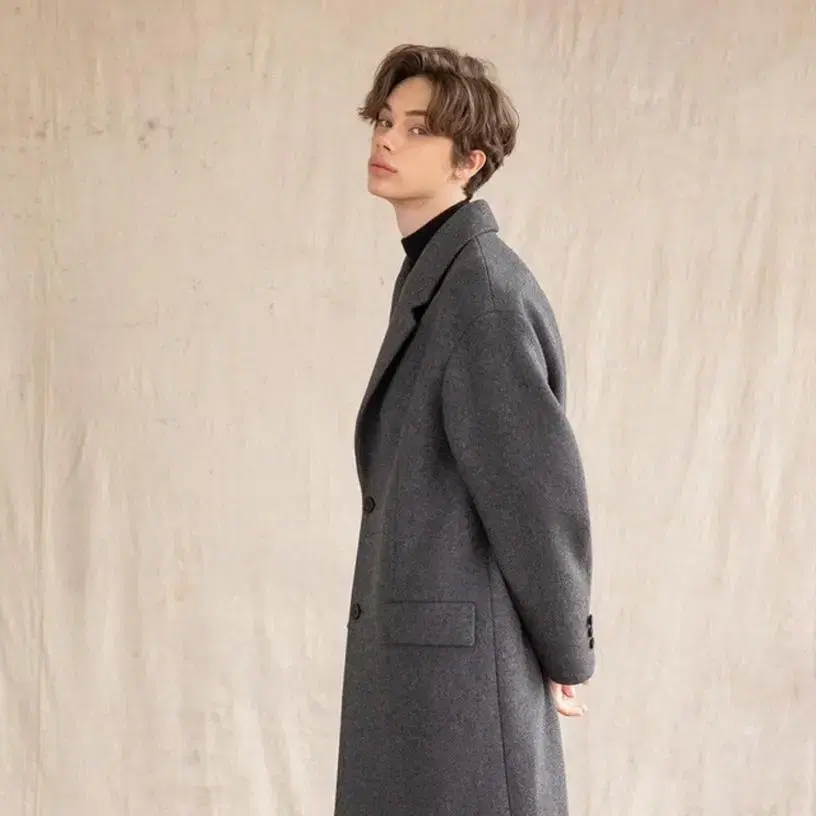 707 half double long coat 하프 더블 롱 코트 48