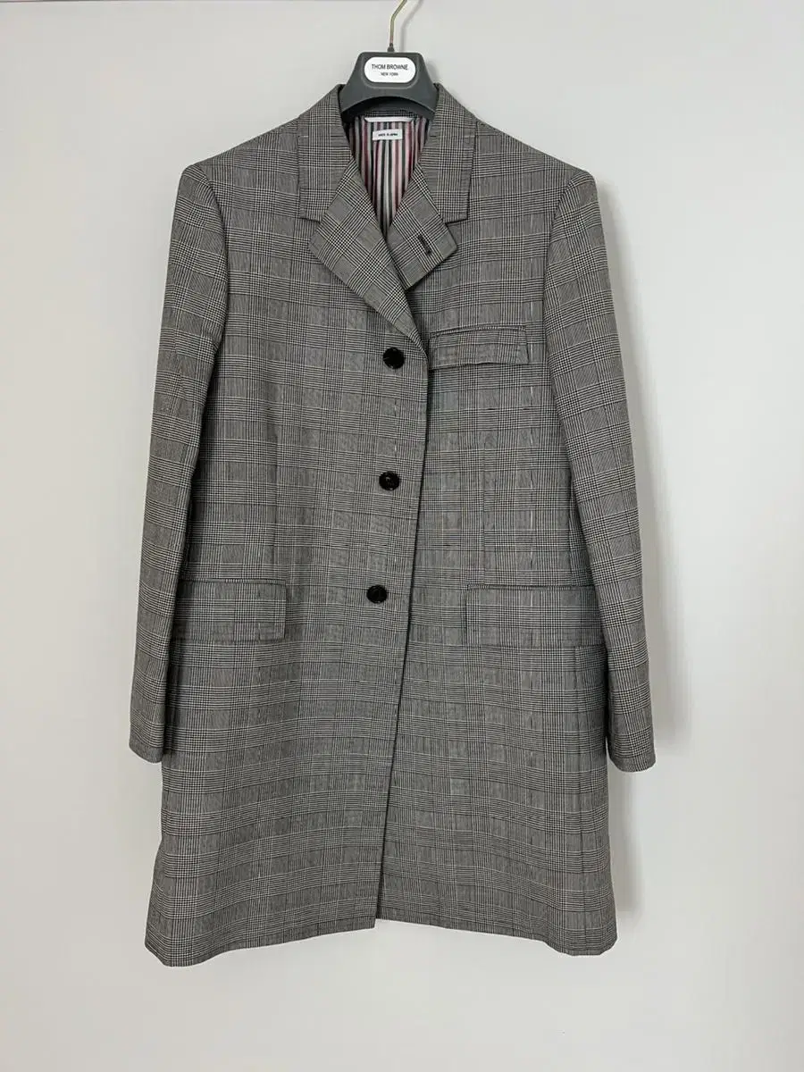 [NEW]Thom Browne Glencheck Wool Coat