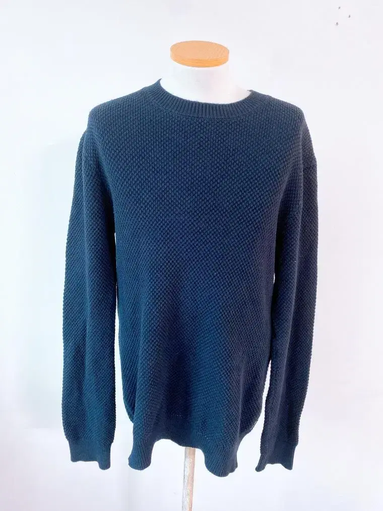 (Genuine) Armani Exchange Cotton and Flounder Long Sleeve Knit(Men's 105)