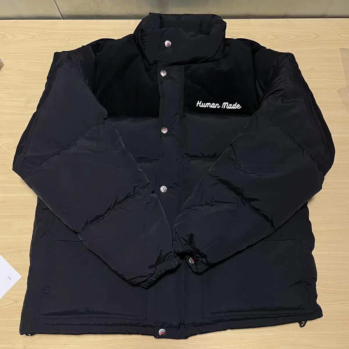 [M] New arrivals Humanmade corduroy puffer jacket black