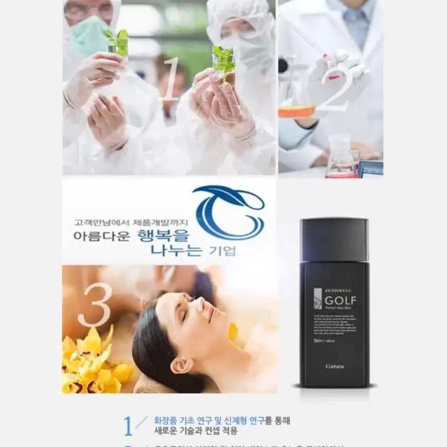 [코리아나]제니스웰 골프 퍼팩트 맨 스킨 140ml    1+1+1