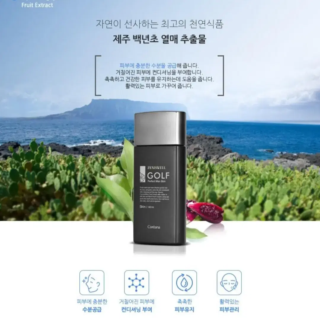 [코리아나]제니스웰 골프 퍼팩트 맨 스킨 140ml    1+1+1