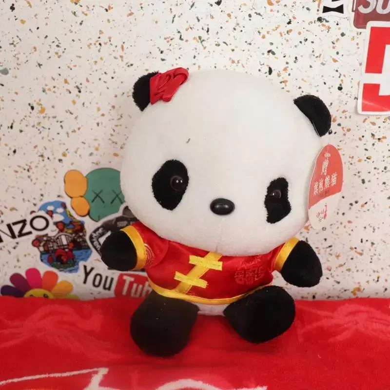 New arrival cheongsam panda doll