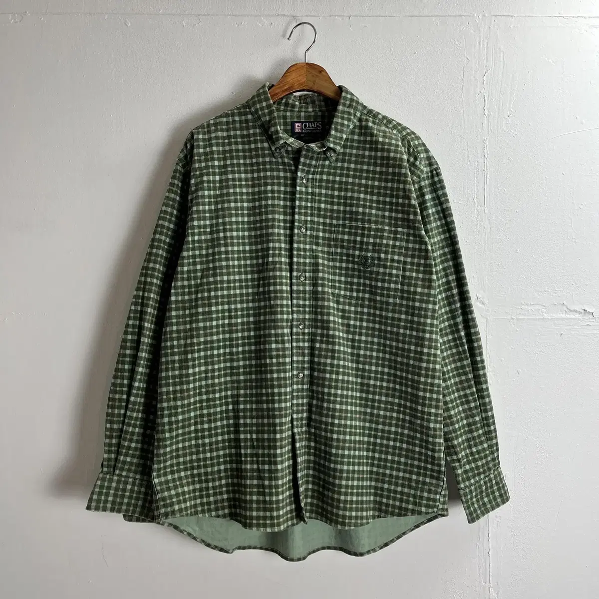 ChapsRalph Lauren Green check shirt