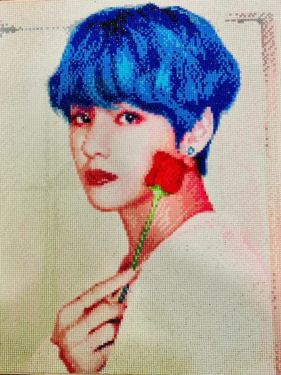 BTS V Cubic Paint Picture Frame