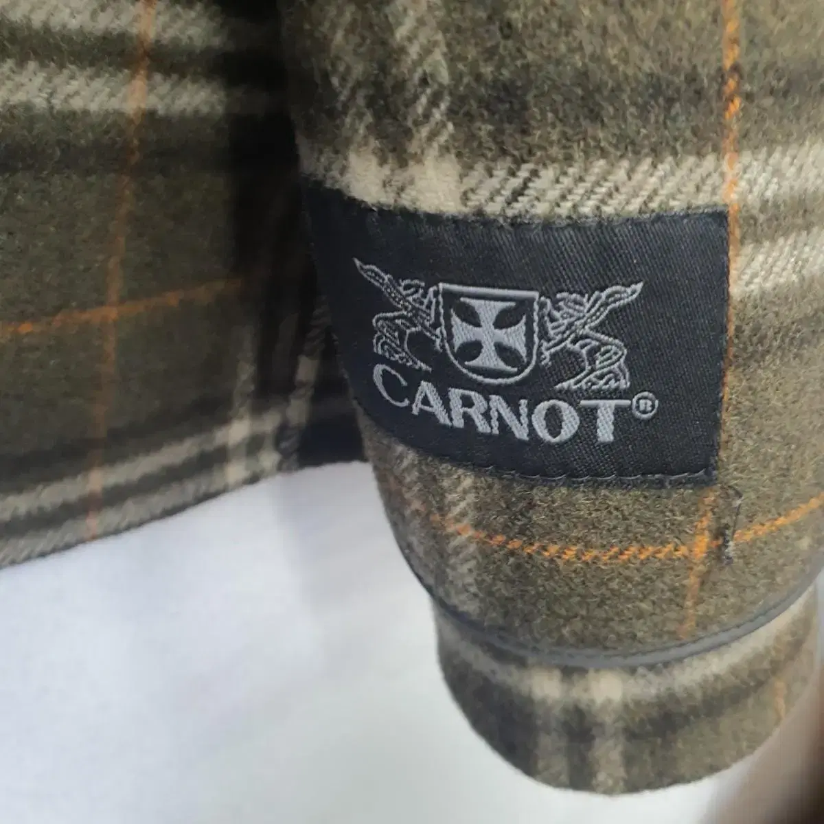 CARNOT 남성 퀄팅 모 코트집업 (남100)