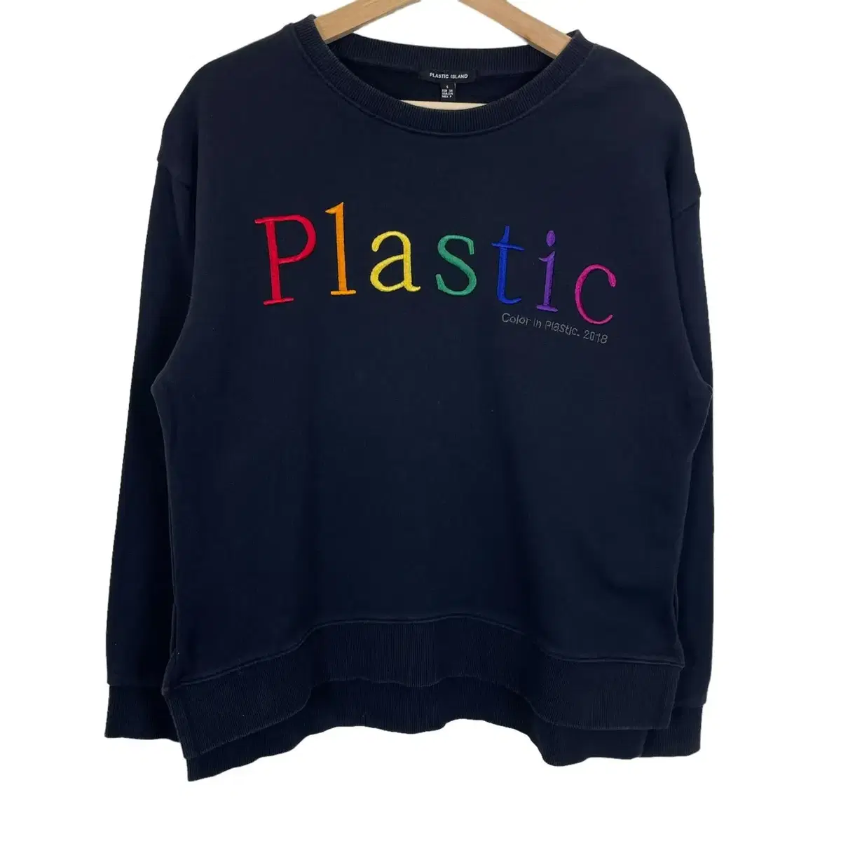 Plastic Island Rainbow Logo Tops