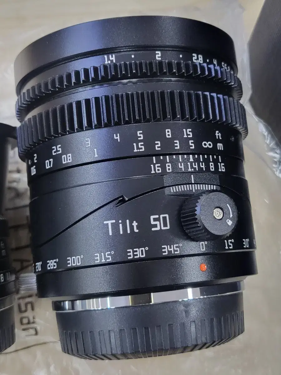 ttartisan 50mm f1.4 tilt 틸트 7.5mm f2 어안