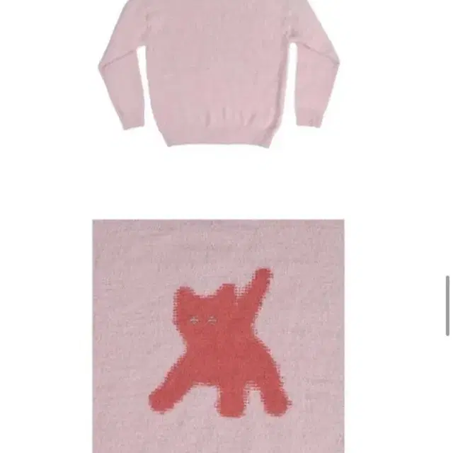 가격내림)FLASHED CATS ANGORA KNIT