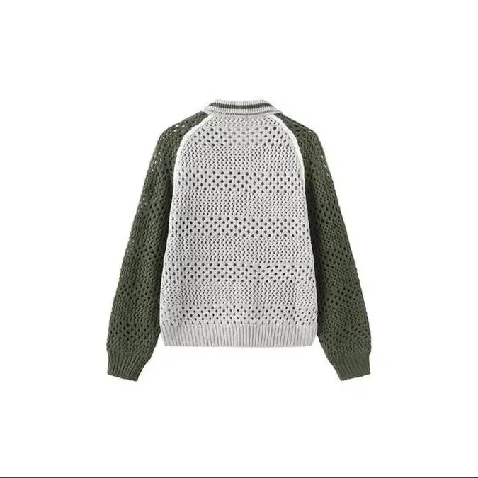 마지막할인)CROCHET COLLAR POLO SWEATER G