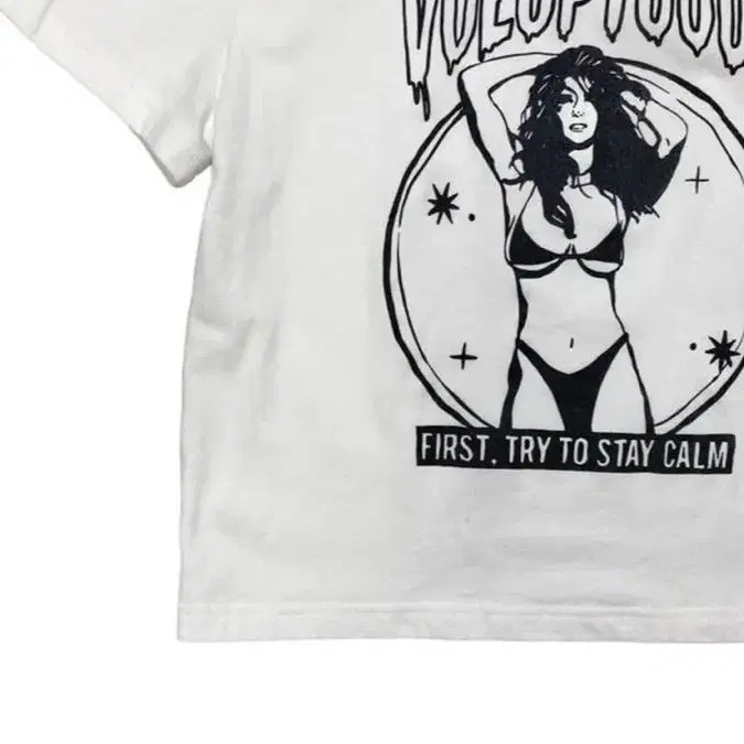 VOLUPTUOUS CROP T-SHIRT WHITE