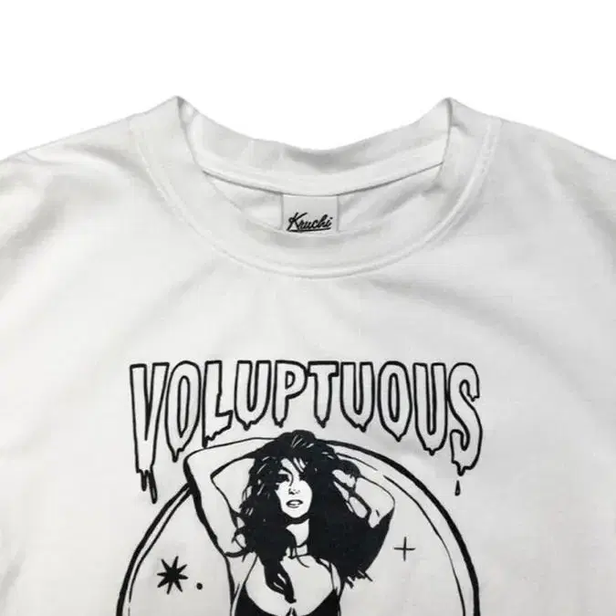 VOLUPTUOUS CROP T-SHIRT WHITE