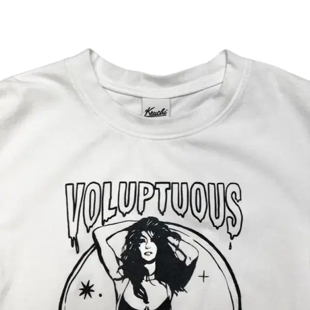 VOLUPTUOUS CROP T-SHIRT WHITE