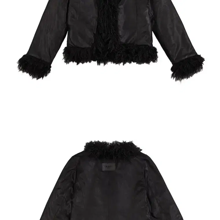 [CRANK] MUSTANG FUR JACKET_BLACK