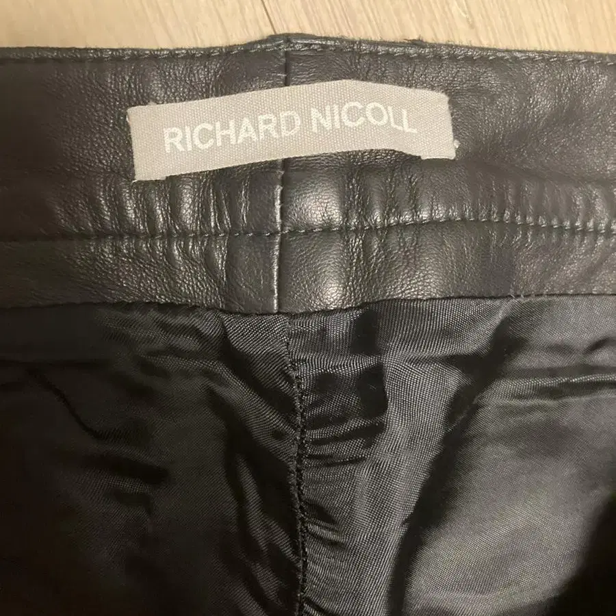 richard nicoll 가죽팬츠